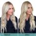 Doores Real Hair Extensions - Dirty Blonde Highlights 35cm 14 Inch 120g Clip-In Remy Hair - 7 Piece Set #18/613 - Buy Online on GoSupps.com