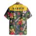 HYPERFAVOR Tropical Barber Shirts for Men- Casual Short Sleeve Barber Shirt Men- Unique Barber Hawaiian Shirts for Men 3X-Large V7 - Buy Online on GoSupps.com