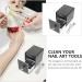 minkissy Monitor Stands Cleaning Organizers Stand Container Grinding Usb Bits Tool Case Cleanser Holder Nail Drill Manicure Salon Polishing Acrylic Light Storage Blue with Drills 12x8.5cm Black - Buy Online on GoSupps.com