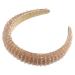 VOCOSTE Crystal Headband  Rhinestone Hairband for Women  Champagne  1.2 Inch Wide