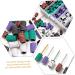Healvian 2 Sets Nail Polish Set Manicure Polisher Buffer White Sanding Bands for Nail Drill Mandrel Bit for Nails Nail Bits Nail Drill Sanding Bands Nail Art Accessories Nail Tools Alloy - Buy Online on GoSupps.com