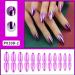 FEIlei 24x Press on Nails Glossy False Nails Full Cover Fake Nail for Women and Girls - Buy Online on GoSupps.com