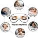 Soft Sleep Mask for Men & Women - Double-Sided Golden Eye Covers with Adjustable Strap | Blackout Blindfold for Travel & Home Use - Buy Online on GoSupps.com