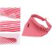 Buy Lionet Paws Red & White Striped Dog Bandana - Triangle Scarf for Stylish Pets - International Shipping Available - Buy Online on GoSupps.com