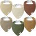 Lulu Moon Bib Baby Triangular Scarf - Muslin Scarf for Boys & Girls (6 Pieces) | International Shipping Available - Buy Online on GoSupps.com