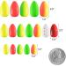 Dr.Fish 30 Pack Oval Foam Trout Fishing Floats - Large Red and Yellow Strike Indicator for Walleye, Catfish, Pompano - Crawler Harness Bead Stopper Sinker Stops - 1/2 *4/5 Size - Buy Online on GoSupps.com