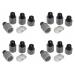 ISTOVO 200 Sets Capsules de Caf Rechargeables Tasse Capsules de Caf Jetables Emballage Fournitures de Caf pour Noir