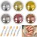 Ysimple Ysimple 6 Colors Glitter Chrome Nail Powder Super Mirror Effect Nail Powder Metallic Fine Chrome Nail Powder with 6