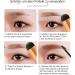 Eyebrow set 3 grams waterproof hairlines powder waterproof eyebrows with brush for beginners people women ladies mothers girlfriends dates parties events and - Buy Online on GoSupps.com