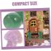 Toddmomy 2pcs Crystal Mushroom Mushrooms Gemstones Mushroom Figure Mini Stone Adornments Quartz Agate - Buy Online on GoSupps.com
