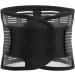 Back Support Back Brace Lumbar Support Waist Trimmer Sweat Belt Adjustable Waist Trainer Gym Fitness Sauna Slimming Belt Back Support Belt(Medium) Medium Black - Buy Online on GoSupps.com