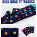Saniripple Women's Compression Socks 20-30 mmHg (3 Pairs) - Knee High Support Socks in Black Colorful - Size L-XL - Buy Online on GoSupps.com