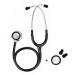 eSteth Classic Stethoscope - Sensitive Chest Piece for Monitoring Amplified Heart & Lung Sounds - Lightweight Design, Flexible Stethoscope Tubing - Extra Ear Tips & Non-Chill Ring - 32" Long, Black