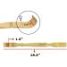 BambooMN 17 Bamboo Wooden Back Scratcher & Shoe Horn Set - Natural Stress Relief Itchy Skin Remedy - 2 Pieces - Buy Online on GoSupps.com