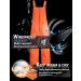 GEMYSE Men's Waterproof Ski Bib Overalls - Insulated Snow Pants | Classic Orange Black - Medium - Buy Online on GoSupps.com