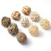 RABBITP 9 Pcs Chew Toys for Bunny, Hamster & Guinea Pig - Natural Grass Willow Balls for Treats and Teeth | Pet Supplies - Buy Online on GoSupps.com