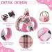KOOLTAIL Small Dog Harness and Lead Set - Adjustable Plaid Puppy Harness with Safety Buckle - Reflective Vest for Small Breeds - Pink - Buy Online on GoSupps.com