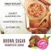Brown Sugar Natural Body Scrub with Collagen & Stem Cell - Exfoliating & Moisturizing Scrub for Skin, Acne, Cellulite Cream, Scars, Wrinkles, Stretch Marks - Natural Face & Body Polish - Buy Online on GoSupps.com