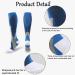 Braleto Compression Socks for Women & Men - 3 Pairs Graduated Support Socks for Sports Running Fitness & Travel Ideal for Wide Calves - Buy Online on GoSupps.com