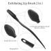 Black Silicone Lip Scrub Brush - 18pcs Double-Sided Exfoliating Scrubber Tool for Smoother Lips - Buy Online on GoSupps.com