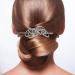 Minkissy Celtic Wedding Hair Clip - Vintage Irish Viking Hair Barrette for Women in Silver - Buy Online on GoSupps.com