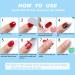 ALIVER Gel Nail Polish Remover Kit with Cuticle Oil - Fast & Easy Gel Polish Removal - Moisturizing and Strengthening Formula - No Irritation - Blue+Green - Buy Online on GoSupps.com