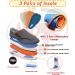 Extra Wide Fitting Diabetic Trainers for Men - Breathable Knit Adjustable Slippers with Anti-Slip Sole for Seniors - 5.5 Dark Grey - Buy Online on GoSupps.com