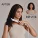 Premium Titanium Flat Iron Hair Straightener - Ultra Thin Double-Sided Fast Heating Dual Voltage - Perfect for Straightening & Curling - Ideal Gift for Women - Buy Online on GoSupps.com