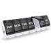 Fullicon Weekly Pill Organizer 7 Day, Easy to Open Travel Pill Box, Pill Case Pop Open for Vitamins, Fish Oils, Supplements 1 Count (Pack of 1)