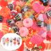 100Pcs Resin Candy Sweet Charms for DIY Nail Art Craft - Cute Slime Charms Beads for Ice Cream Design - Includes Tweezers - BAIYIYI - Buy Online on GoSupps.com