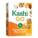 Kashi GO Breakfast Cereal, Vegetarian Protein, Fiber Cereal, Honey Almond Flax Crunch, 14oz Box (1 Box)