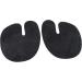 Enhanced Comfort Black Leather Forefoot Pads - Easy to Use Flip Flops Protection for Sandals & Slippers | International Shipping - Buy Online on GoSupps.com