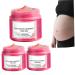 3Pcs Moisturizing Body Cream for Skin Elasticity 3.5oz Stretch Mark Cream with Glycerin Hydration Rose Water Formula for Softer Skin