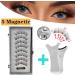 Magnetic Lashes Kit 3D duals Magnetic Lashes 8 Long-Lasting Cat Eye Magnetic Eyelashes With Applicator MB3 PP Black Stem Wispy Eyelashes Kit For Women Adults Girls (No Glue Needed) - Buy Online on GoSupps.com