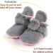 TMEOG Baby Booties Slippers | Infant Boots | First Walking Shoes | Winter Sock Crib Shoes for Boys Girls 0-18 Months | Light Grey Pink Furry | Size 0-6 Months - Buy Online on GoSupps.com