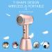 Portable Cordless Hair Dryer Hand-held Wireless Hair Dryer Rechargeable Blow Dryer for Blowing Hair Painting Drying Gold - Buy Online on GoSupps.com
