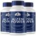 (3 Pack) Aizen Power for Men Aizen Power Plus Growth All Natural Male Supplement to Boost Energy and Performance AizenPower 24 Vitamin Reviews (180 Capsules)