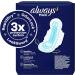 Always Maxi Feminine Pads Size 5 Extra Heavy Overnight Absorbency 108 Count (3 Packs of 36) - Unscented with Wings - Buy Online on GoSupps.com