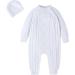 Boys White Baptism Onesie | Baby Boy Romper for Christening | Linen Summer/Fall/Winter Outfit | Newborn Coming Home Jumpsuit | 0-18 Months | 0-3 Months White-307 - Buy Online on GoSupps.com