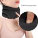 Adjustable Cervical Collar Soft Neck Brace with Breathable Fabric Ergonomic Design Lightweight Portable for Traveling Men Women Relieves Neck Discomfort (Black) - Buy Online on GoSupps.com