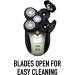 FlexSeries Electric Head Hair Shaver by Freedom Grooming - Cordless Wet/Dry Razor for Men - Buy Online on GoSupps.com
