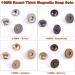 Tanstic 44 Sets 14MM Round Magnetic Snap Buttons - Double-Sided Strong Magnetic Clasps for Clothes, Jackets, Jeans, Bracelets - DIY Craft Set - Buy Online on GoSupps.com