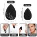 Sibba 6-Piece Powder Puff Beauty Blenders Set - Makeup Sponge Kit for Flawless Foundation & Concealer Application - Includes Mini Washing Set and Small Brushes (Black) - Buy Online on GoSupps.com