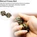 2Pcs Baoding Balls - Solid Walnut & Brass Hand Exercise Tools for Decompression | International Shipping - Buy Online on GoSupps.com