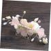 Mikinona Bridal Hair Comb Floral Hair Comb Bride Hair Side Comb Flower Bride Hair Comb Flower Hair Comb Wedding Hair Accessories Hair Insert Comb Bridal Hair Accessories Wedding Hair Comb - Buy Online on GoSupps.com