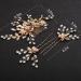 Chargances 3 Pieces Wedding Hair Comb Bridal Hair Pins Set Gold Leaf Crystal Wedding Hair Side Comb Rhinestone Beaded Hair Accessories for Brides Women Girls (Gold) - Buy Online on GoSupps.com