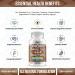 33,000mg Lions Mane & Turkey Tail Mushroom Capsules with Cordyceps, Reishi Mushrooms - 90 Count Made in USA - Buy Online on GoSupps.com