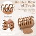 8PCS Matte Medium Claw Clips for Thin to Thick Hair - Strong Hold Double Row Teeth Hair Clips - Cute Jaw Clamps for Short Hair Styling - Neutral Color - Women's Hair Accessories - Buy Online on GoSupps.com
