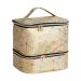 Manicure Storage Bag - Nail Organizers and Storage | Nail Storage Organizer Sponge Partitions Nail Polish Bag Organizer Sturdy Handle for Nail Polish Gold