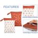 Maeau 2-Pack Wet Bags for Diapers & Gym - Waterproof Reusable Organizers (30x40cm 13 Patterns) - Buy Online on GoSupps.com